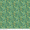 Image of Happy Haven Bug Life Green quilting cotton fabric by Shawn Wallace for Riley Blake Designs. Features bugs on a green background. Cute Little Fabric Shop.