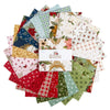 SALE Christmas Greetings 5" Stacker Christmas Fabric - 5-17660-42 - 42-Piece Precut - Riley Blake Quilting Cotton Fabric