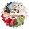 Christmas Greetings 10" Stacker Christmas Fabric - 10-17660-42 - 42-Piece Precut - Riley Blake Quilting Cotton Fabric