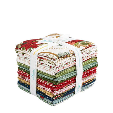 SALE Christmas Greetings Fat Quarter Bundle Christmas Fabric - FQ-17660-24 - 24-Piece Precut - Riley Blake Quilting Cotton Fabric