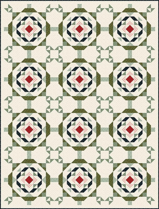 Tumbling Stars Quilt PATTERN Christmas Pattern - Riley Blake INSTRUCTIONS Only