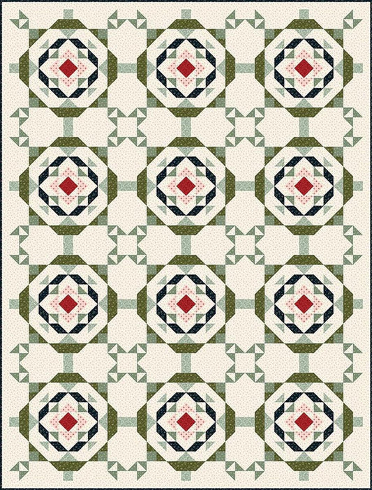 Tumbling Stars Quilt PATTERN Christmas Pattern - Riley Blake INSTRUCTIONS Only
