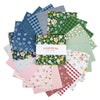 Rosewood 5" Stacker Floral Fabric - 5-17490-42 - 42-Piece Precut - Riley Blake Quilting Cotton Fabric