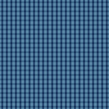 Image of Rosewood Hearth Oxford quilting cotton fabric by Jessica Chertkow for Riley Blake Designs. Features checks on a blue background. Cute Little Fabric Shop.
