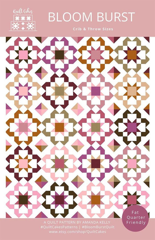 Bloom Burst Quilt PATTERN Precut Friendly Pattern - Riley Blake INSTRUCTIONS Only