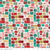 Image of Nutcracker Tradition Gifts of Giving Multi quilting cotton fabric by Jennifer Long for Riley Blake Designs. Features presents on a pink and blue background. Cute Little Fabric Shop.