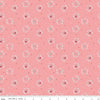 Image of Nutcracker Tradition Christmas Magic Sugar quilting cotton fabric by Jennifer Long for Riley Blake Designs. Features tiny dots and stars on a pink background. Cute Little Fabric Shop.