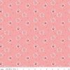 Image of Nutcracker Tradition Christmas Magic Sugar quilting cotton fabric by Jennifer Long for Riley Blake Designs. Features tiny dots and stars on a pink background. Cute Little Fabric Shop.