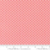 Image of A Cat Named Stitch June Blush quilting cotton fabric by Camille Roskelley for Riley Blake Designs. Features flowers on a pink background. Cute Little Fabric Shop.