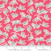 Image of A Cat Named Stitch Kitten Rosie quilting cotton fabric by Camille Roskelley for Riley Blake Designs. Features cats on a pink background. Cute Little Fabric Shop.