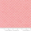 Image of Fieldrush Trellis Peony quilting cotton fabric by Basic Grey for Moda Fabrics. Features trees on a pink background. Cute Little Fabric Shop.