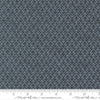 Image of Fieldrush Trellis Portobello quilting cotton fabric by Basic Grey for Moda Fabrics. Features trees on a blue background. Cute Little Fabric Shop.