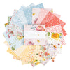 Sketchbook 5" Stacker Floral Fabric - 5-17520-42 - 42-Piece Precut - Riley Blake Quilting Cotton Fabric