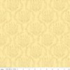 Image of Sketchbook Vines Sunny quilting cotton fabric by Lisa Audit for RIley Blake Designs. Features leaves on a yellow background. Cute Little Fabric Shop.