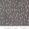 Image of Mira Whisper Graphite quilting cotton fabric by Zen Chic for Moda Fabrics. Features dots on a gray background. Cute Little Fabric Shop.