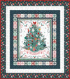 Decorate The Tree Panel Quilt Kit - Jennifer Long - Nutcracker Tradition - Blue colorway - Riley Blake - Fabric Kit -  Quilting Cotton