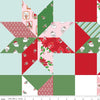 3-Yard Cut - SALE Claus & Co. Star Multi Green PRINTED Quilt Fabric - 108" Wide Quilt Back - WB17568 - Riley Blake Quilting Cotton Fabric