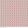 Image of Northanger Abbey Richard quilting cotton fabric by Official Licensed Product for Riley Blake Designs. Features flowers on a pink background. Cute Little Fabric Shop.