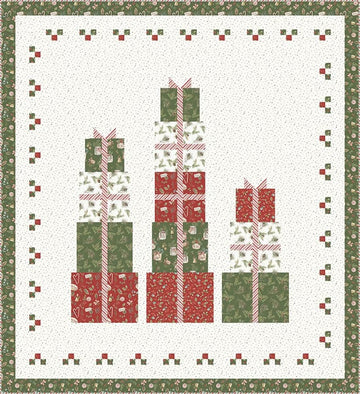 Wrapped & Ready Quilt PATTERN Christmas Pattern - Riley Blake INSTRUCTIONS Only