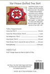 SALE Star Weave Tree Skirt PATTERN Christmas Pattern - Riley Blake INSTRUCTIONS Only