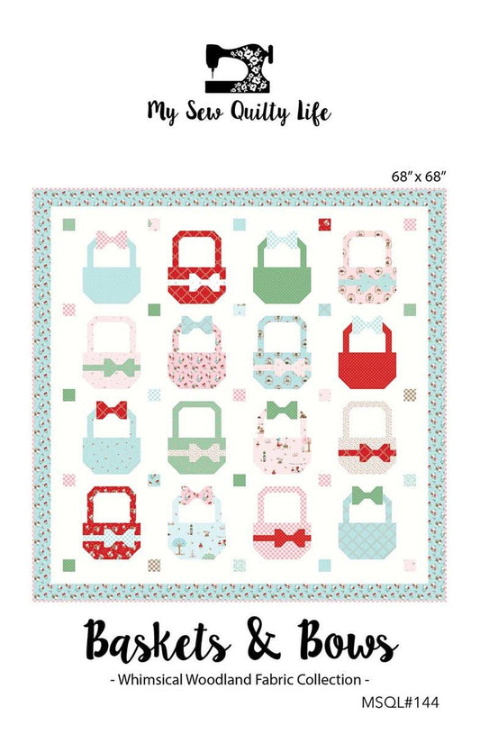 SALE Baskets & Bows Quilt PATTERN Easter Pattern - Riley Blake INSTRUCTIONS Only