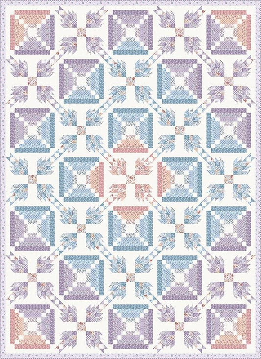 Prairie Paws Quilt PATTERN Geometric Pattern - Riley Blake INSTRUCTIONS Only