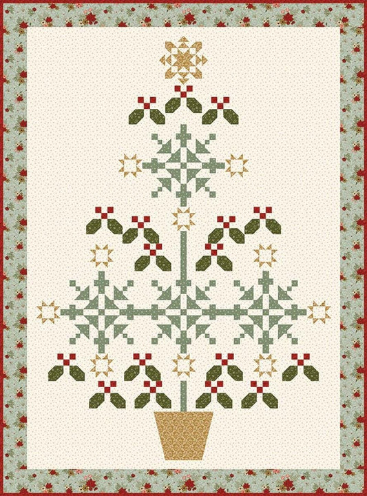 SALE Spruce It Up Quilt Kit Christmas Quilt - KT-17660 - Riley Blake Quilting Cotton Fabric