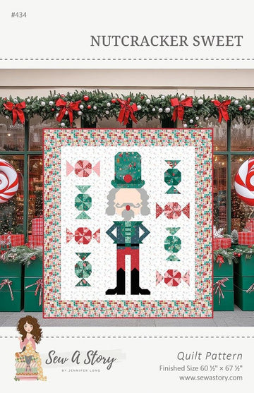 Nutcracker Sweet Quilt PATTERN Christmas Pattern - Riley Blake INSTRUCTIONS Only