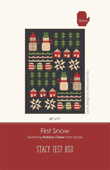 First Snow Quilt PATTERN Christmas Pattern - Moda Fabrics INSTRUCTIONS Only