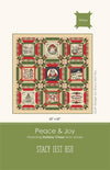 Peace and Joy Quilt PATTERN Christmas Pattern - Moda Fabrics INSTRUCTIONS Only