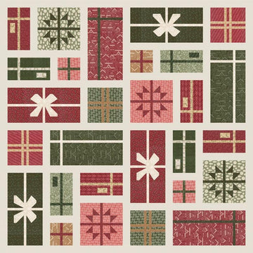 Gingerbread Lane Quilt Kit Christmas Fabric - KIT26150 - Moda Fabrics Quilting Cotton Fabric