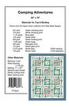 SALE Camping Adventures Quilt PATTERN Tree Fabric - Riley Blake Design INSTRUCTIONS Only