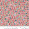 Image of A Cat Named Stitch Lucky Grey quilting cotton fabric by Camille Roskelley for Riley Blake Designs. Features flowers on a gray background. Cute Little Fabric Shop.