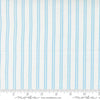 Image of A Cat Named Stitch Stripes Cream Sky quilting cotton fabric by Camille Roskelley for Riley Blake Designs. Features stripes on a cream background. Cute Little Fabric Shop.