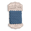 SALE Lori Holt Vintage Trim Large Cardboard Spool STVT-8539 Denim - Riley Blake Designs - 12 Yards of 5/8" Polyester Trim