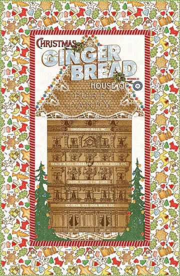 Gingerbread Mills Panel Quilt Kit - Ginger Bread - J Wecker Frisch - Riley Blake Designs - Pattern Quilt Kit -  Quilting Cotton