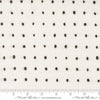 Image of Mira Pure Pearl quilting cotton fabric by Zen Chic for Moda Fabrics. Features polka dots on a white background. Cute Little Fabric Shop.