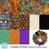 Creepin' It Real Fat Quarter Bundle Halloween Fabric - FATQU CRRL 3PKC - 13-Piece Precut - QT Fabrics Quilting Cotton Fabric