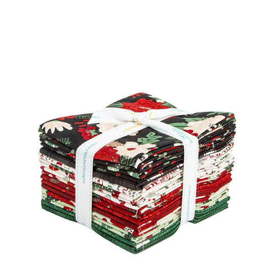 Evergreen Wishes Fat Quarter Bundle Christmas Fabric - FQ-17810-18 - 18-piece Precut - Riley Blake Quilting Cotton Fabric