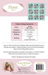 SALE Floret Quilt PATTERN Floral Fabric - Riley Blake INSTRUCTIONS Only