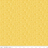 Image of Gingerbread Tiny Cookies Yellow quilting cotton fabric by J. Wecker Frisch for Riley Blake Designs. Features cookies on a yellow background. Cute Little Fabric Shop.