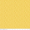Image of Gingerbread Tiny Cookies Yellow quilting cotton fabric by J. Wecker Frisch for Riley Blake Designs. Features cookies on a yellow background. Cute Little Fabric Shop.