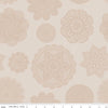 3-Yard Cut - SALE Correspondence Doilies Latte Cream Floral Fabric - 108" Wide Quilt Back - WB17568 - Riley Blake Quilting Cotton Fabric