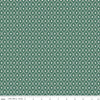 Image of Northanger Abbey Thorpe Green quilting cotton fabric by Official Licensed Product for Riley Blake Designs. Features diamonds on a green background. Cute Little Fabric Shop.