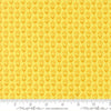 Image of Scenery Meadow Sunshine quilting cotton fabric by Elizabeth Hartman for Moda Fabrics. Features flowers on a yellow background. Cute Little Fabric Shop.