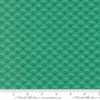 Image of Scenery Meadow Jade quilting cotton fabric by Elizabeth Hartman for Moda Fabrics. Features flowers on a green background. Cute Little Fabric Shop.