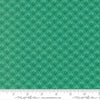 Image of Scenery Meadow Jade quilting cotton fabric by Elizabeth Hartman for Moda Fabrics. Features flowers on a green background. Cute Little Fabric Shop.