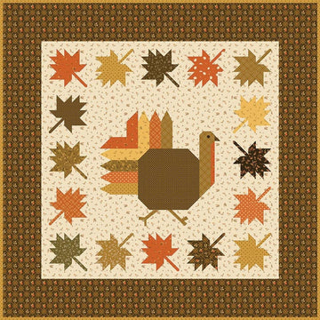 SALE Autumn Hues Quilt PATTERN Thanksgiving Fabric - Riley Blake Design INSTRUCTIONS Only