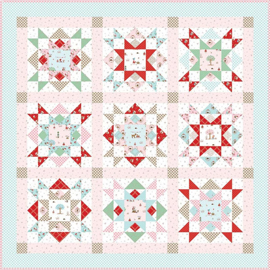 Joyful 2 Quilt PATTERN Star Block Pattern - Riley Blake INSTRUCTIONS Only