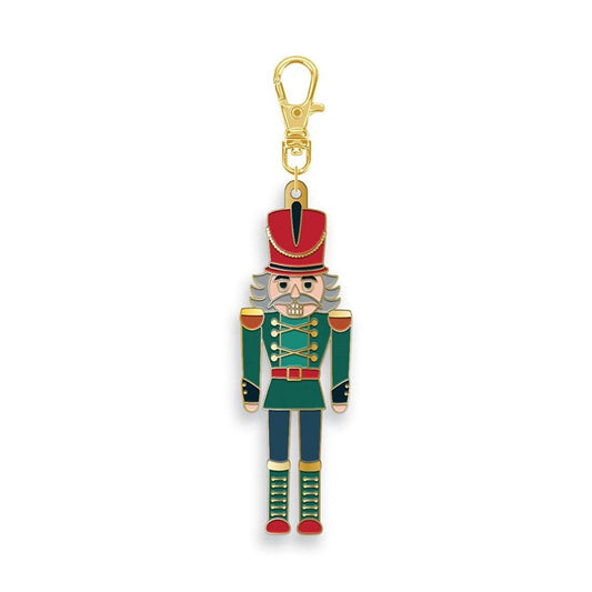 Nutcracker Enamel Charm Christmas Charm - Riley Blake Zipper Pull